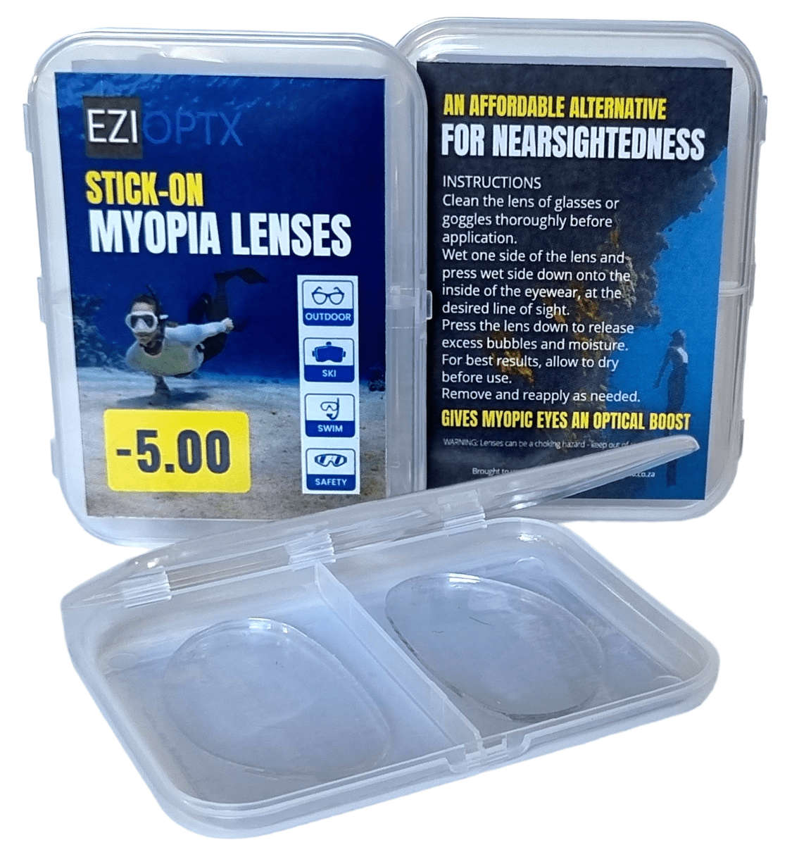 EziOptx Stick-On Myopia Lenses