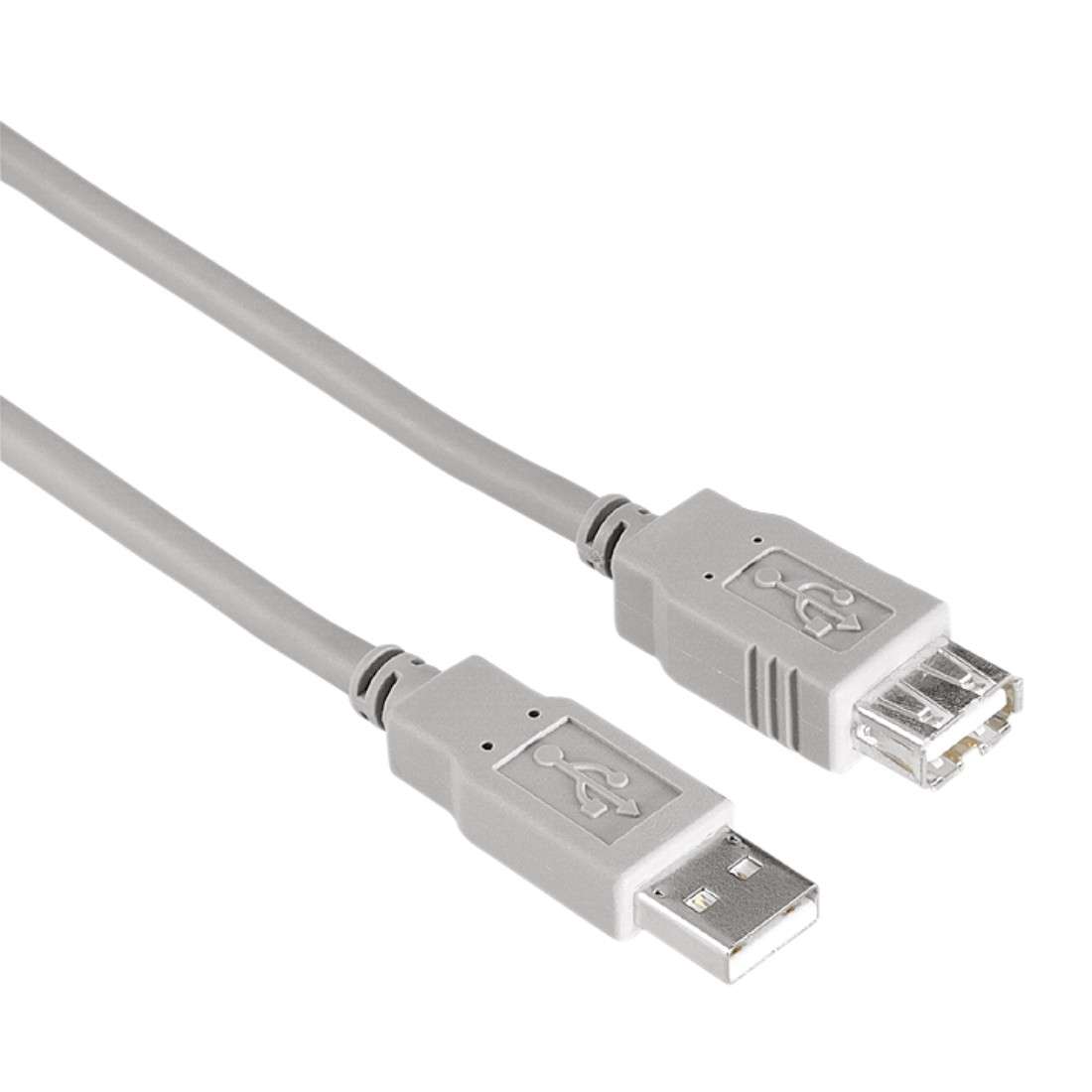 hama - usb 2.0 extension cable, grey - 3m