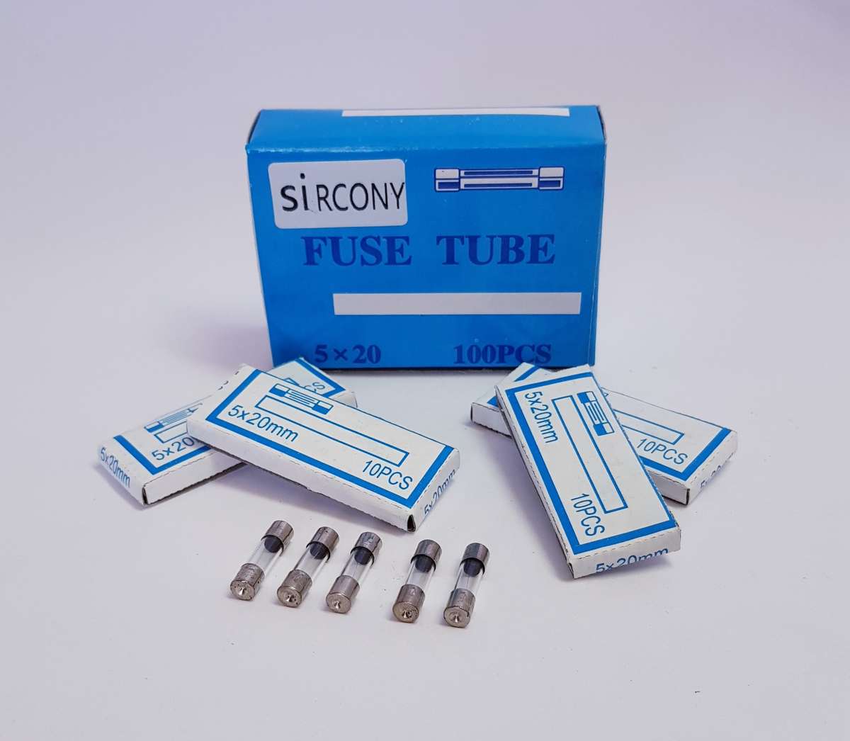 20mm Glass Fuse (10 Amp, 250 Volt) 10-Pack