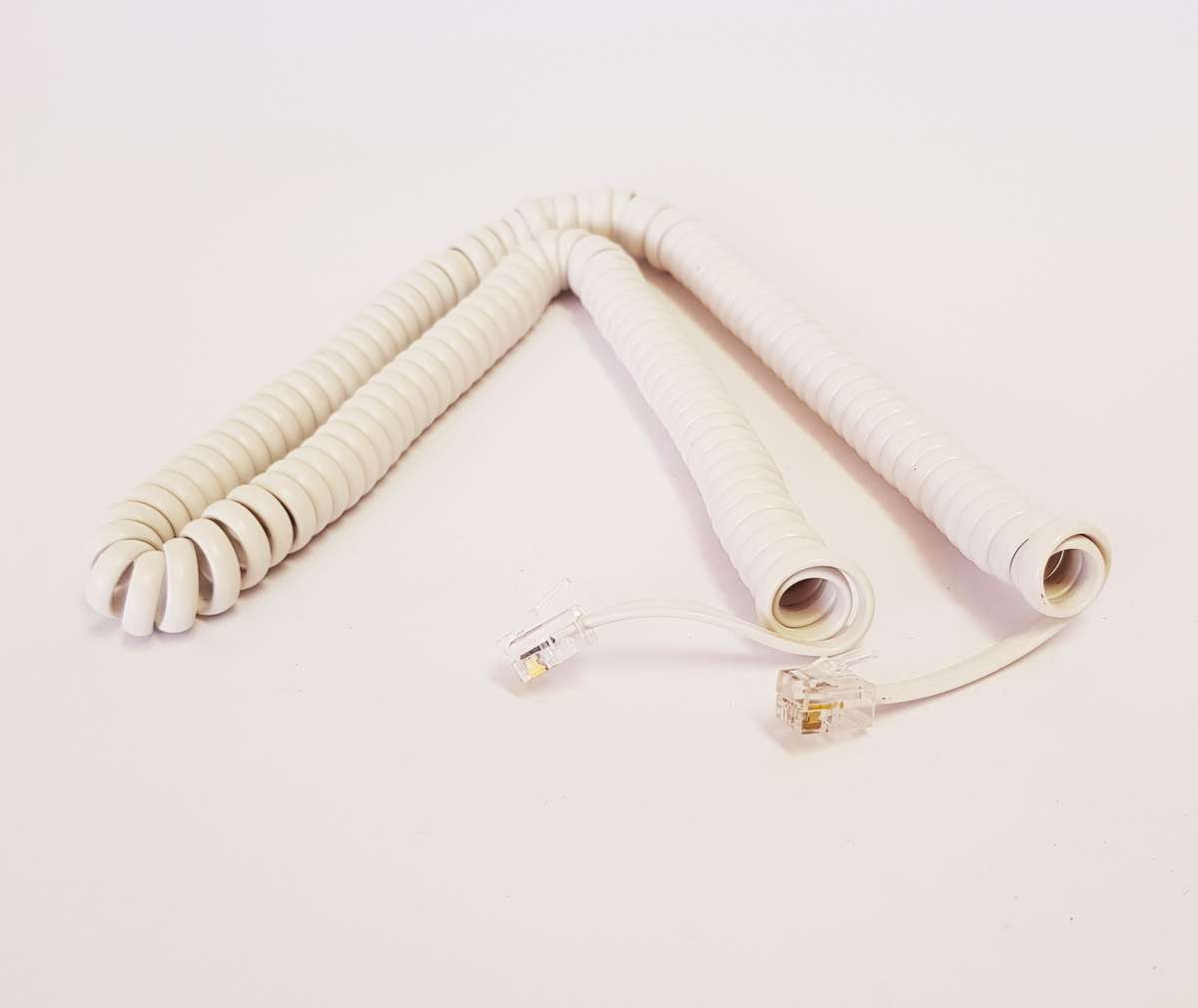 5m Telephone Coiled Curly Cord