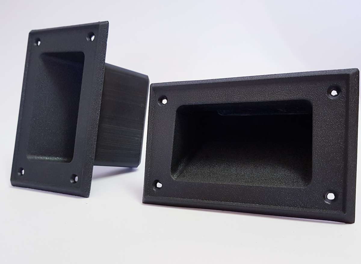 100mm 4-inch Plastic Speaker Box Handle (Single) - Black
