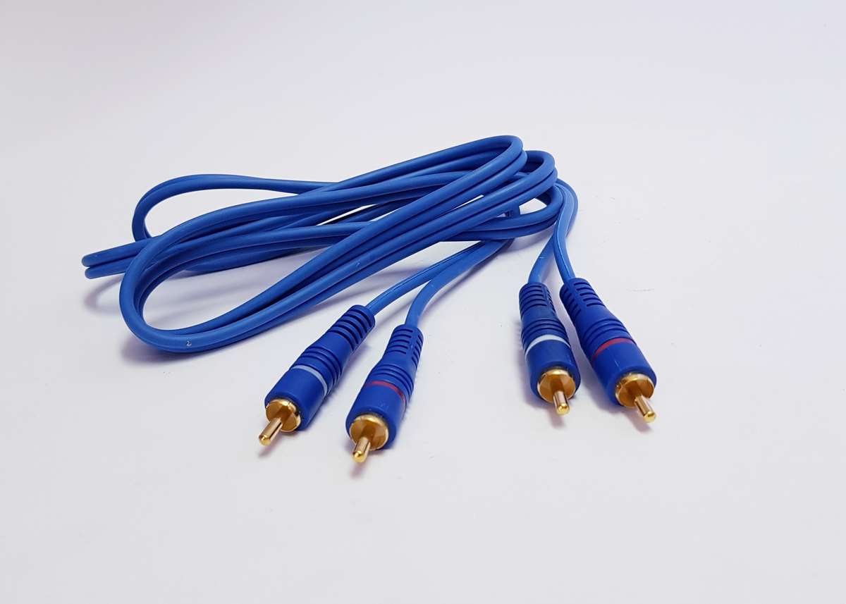 1.5m Dual RCA Audio Cable (Gold Plated)