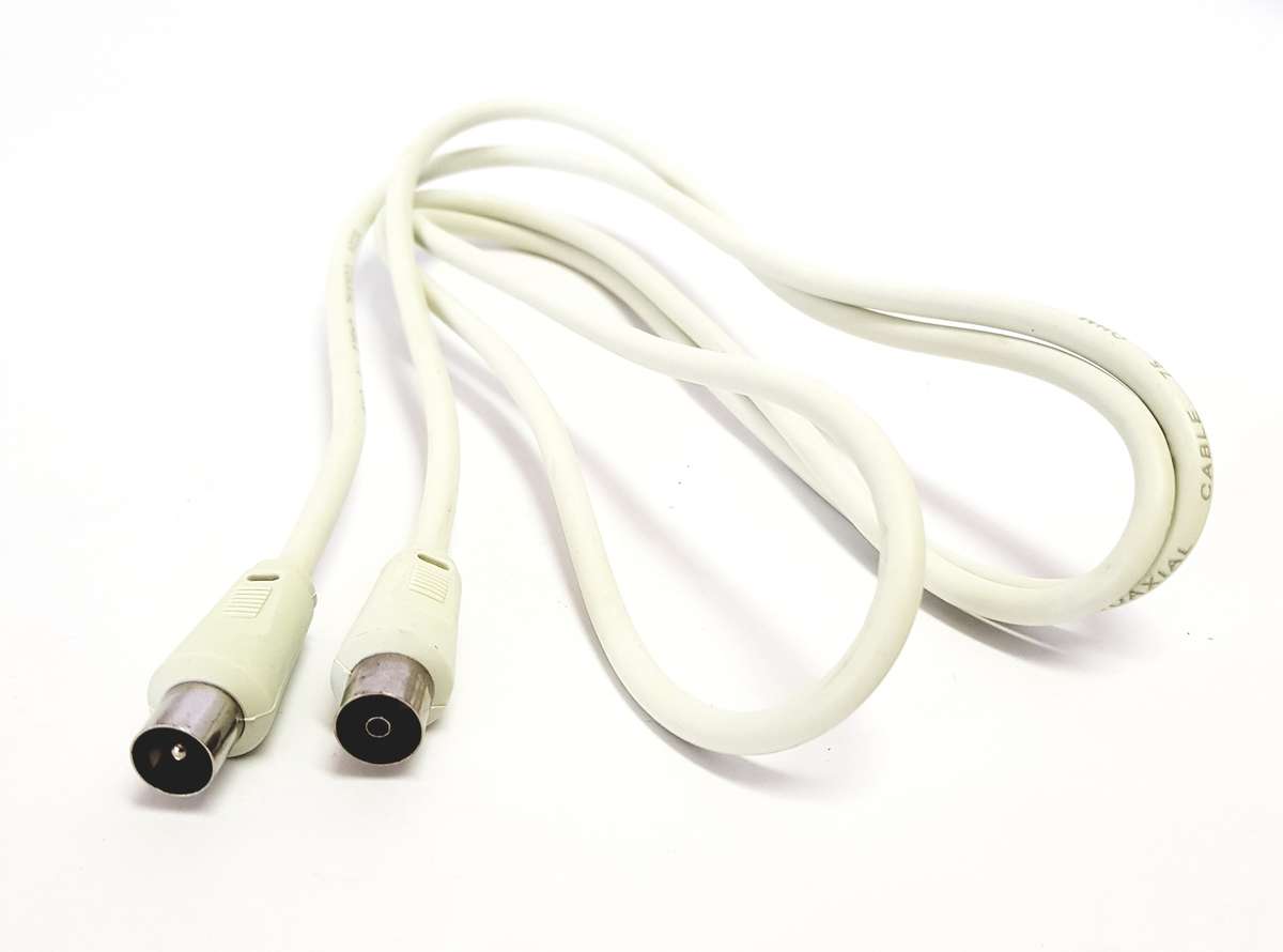 TV & Satellite Flylead Cable (Male-to-Female) - 1.5m