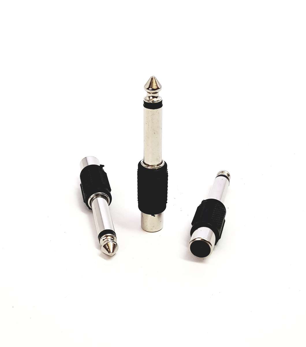 6.3mm Mono (M) to RCA (F) Audio Adaptor