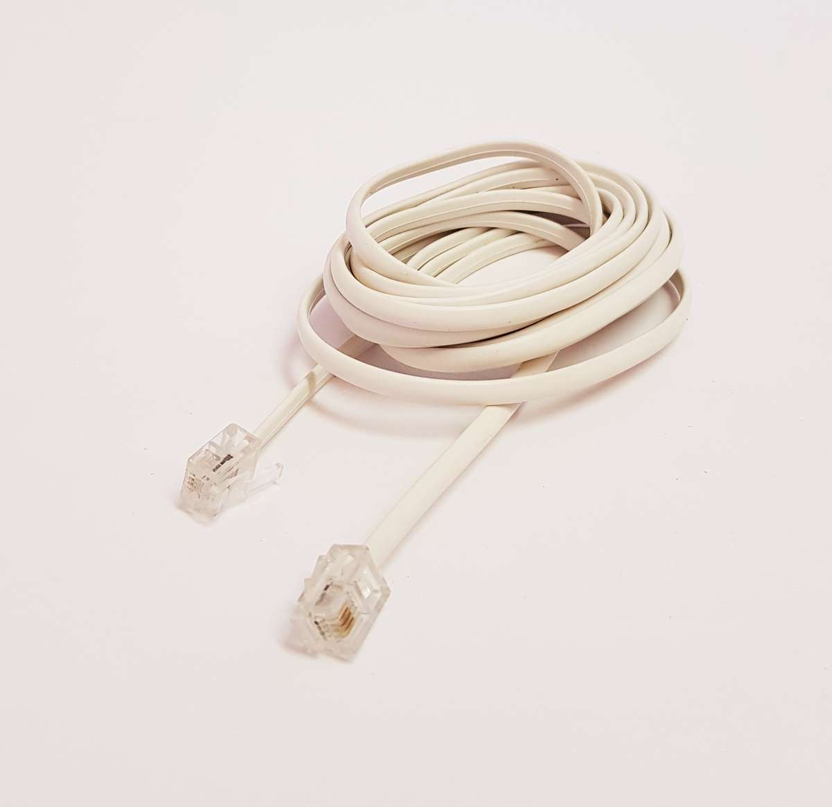 Telephone Extension Cable with Connectors (2m)