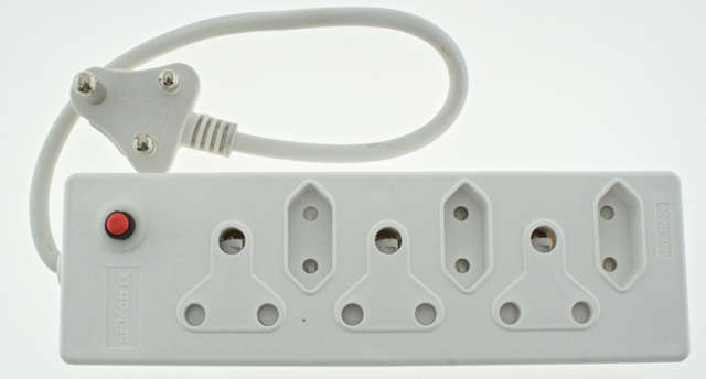 6Way Multiplug Extension (3 × 3Pin & 3 × 2Pin) with Cord