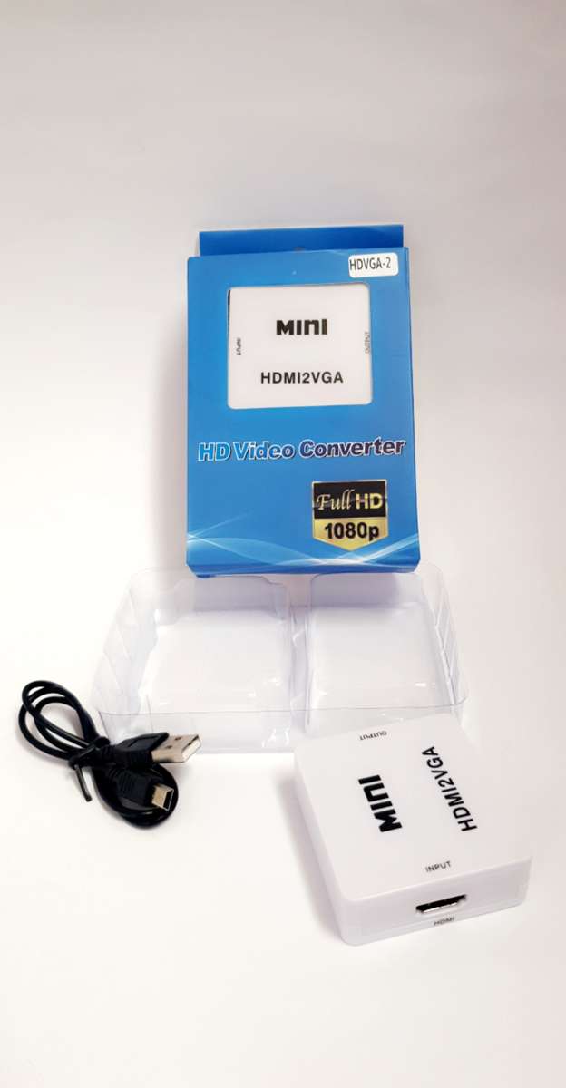 HDMI to VGA Active Converter (1080p) with USB Power