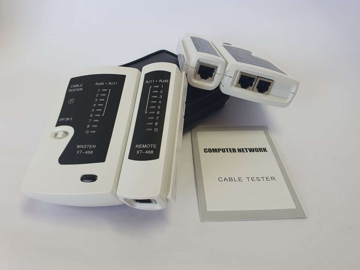 LAN & Telephone Cable Tester  RJ45 / RJ11 / RJ12 Compatibility