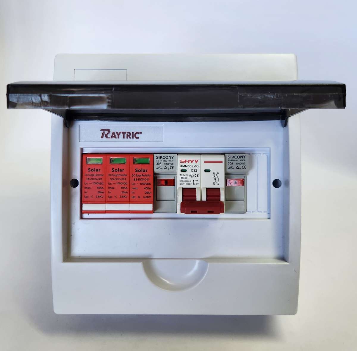 Solar DC Combiner Box  Single String with Surge Arrestor & Circuit Protection