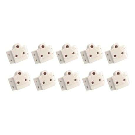Double Adaptor (1x3pin + 2x2pin Outlets) 10-Pack