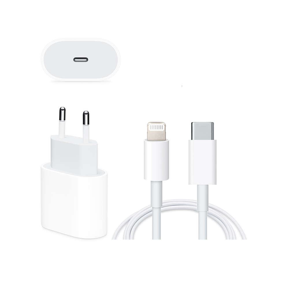 USB-C to Lightning Cable + USB-C Power Adapter 25w for Apple iPhone
