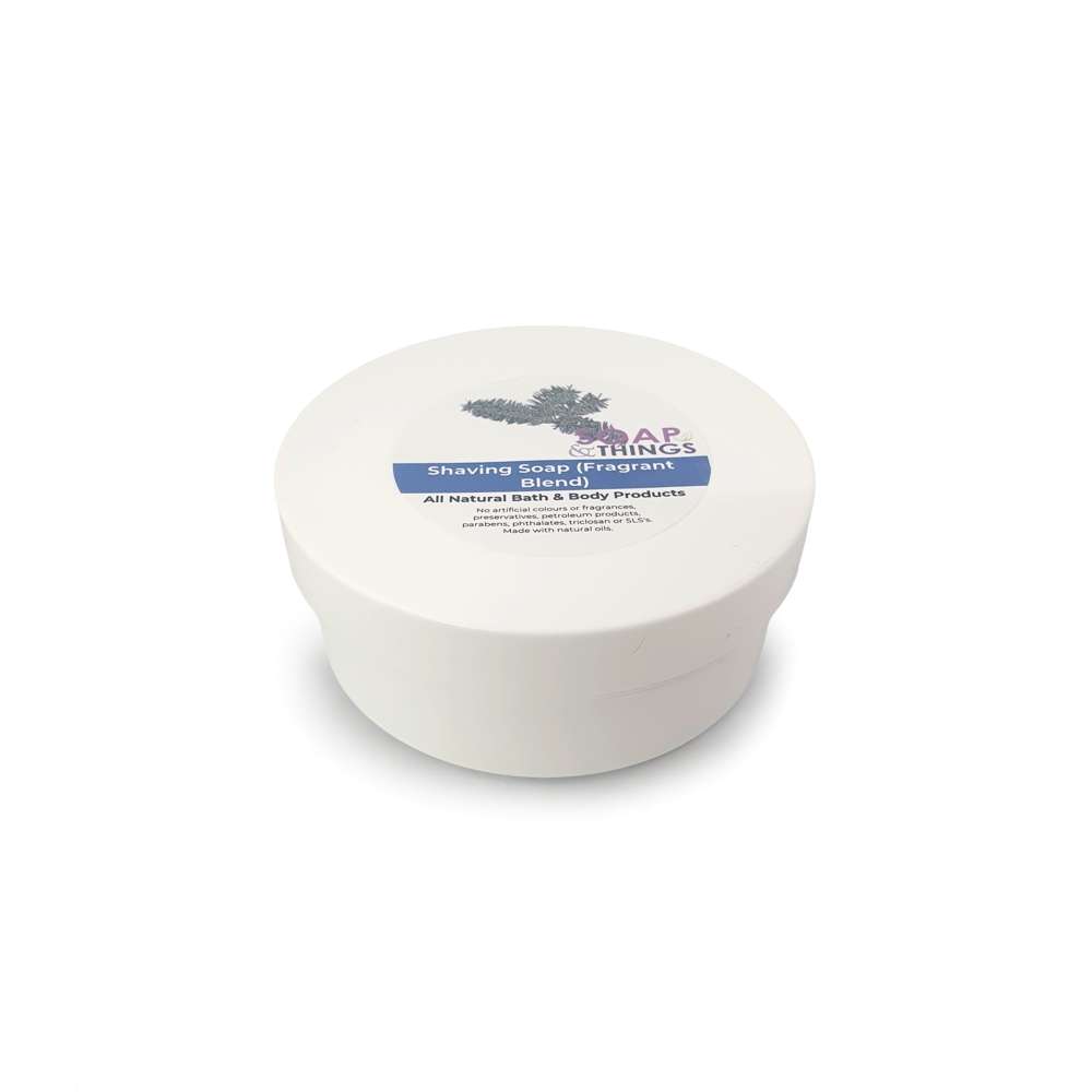 Soft Shaving Soap, Fragrant Blend Essential Oils Natural Shaving Soap