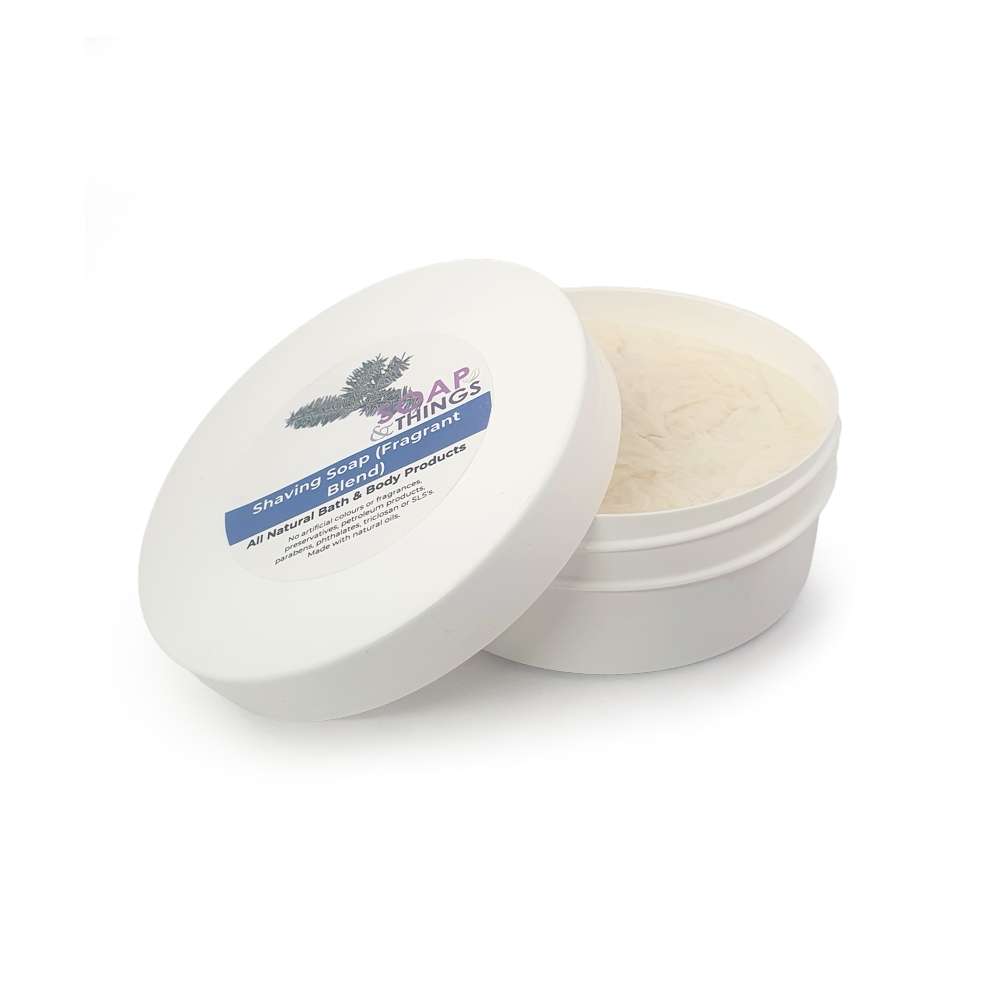 Soft Shaving Soap, Fragrant Blend Essential Oils Natural Shaving Soap