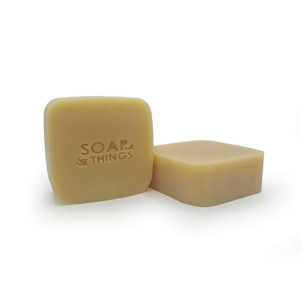 Sensitive Blend Shampoo Soap Bar with Sweet Almond Oil, Lavender Essential Oil, Natural Handmade ...