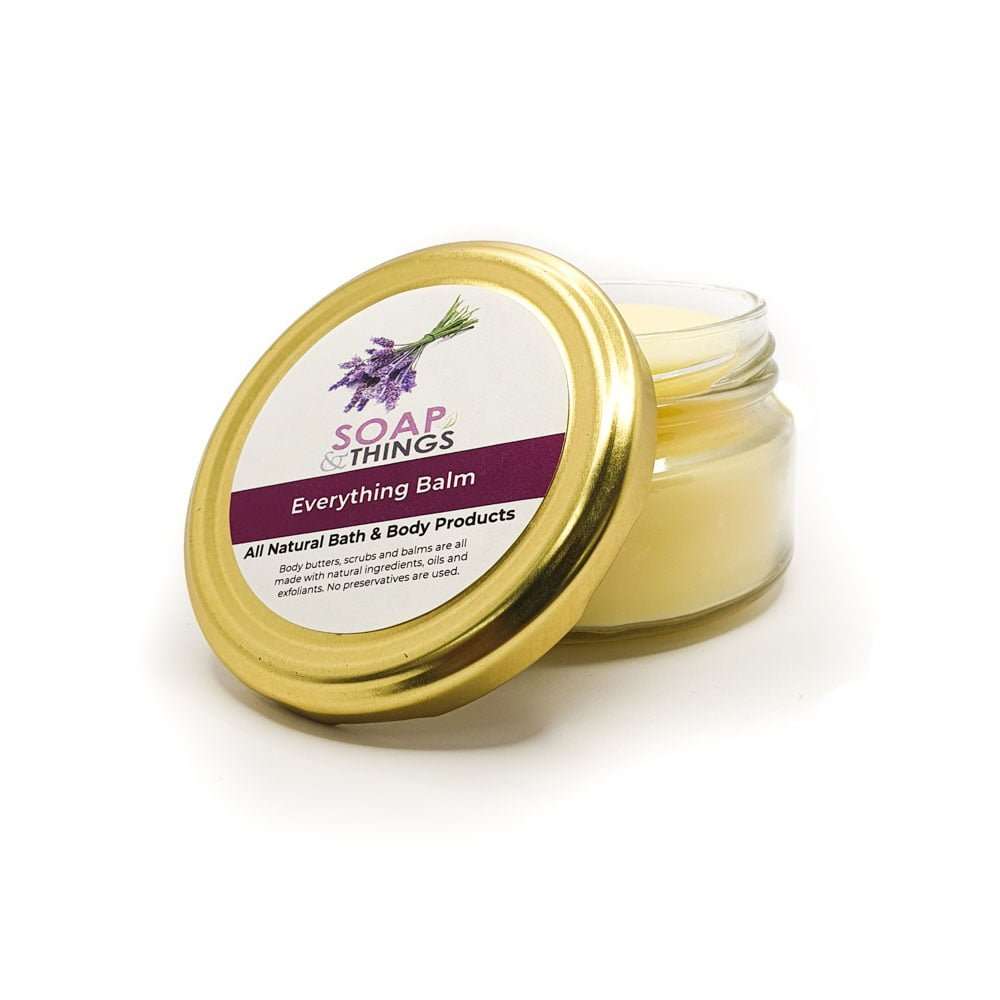 Everything Balm with Lavender Essential oil Natural Balm for Heels, Elbows, Hands, Lips and Body