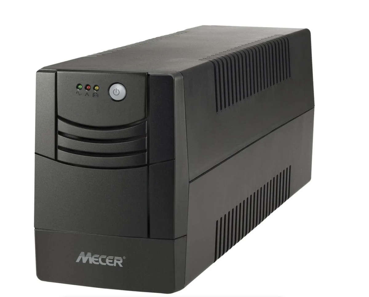Mecer 2000VA (2000VA/1200W) Line Interactive/Off-Line UPS - Black (New, open-box item)
