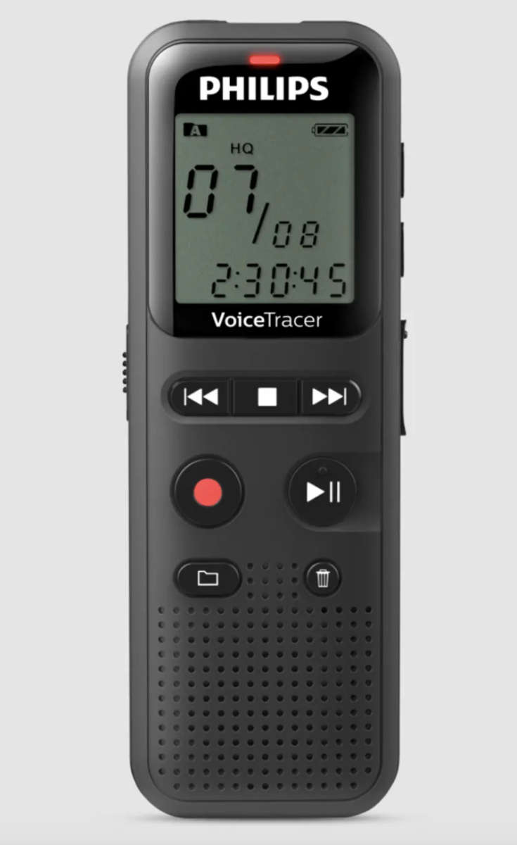 Philips DVT1160 8GB Voice recorder for Notes (New, open-box item)