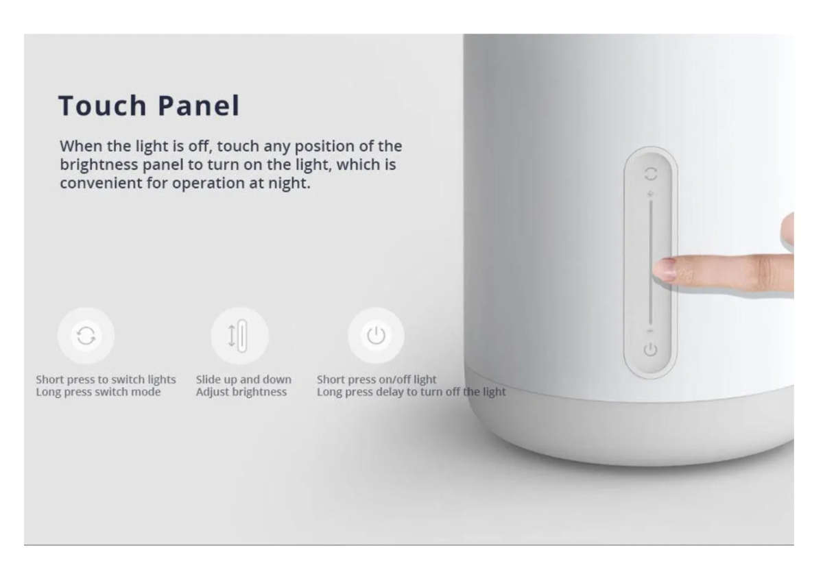 Xiaomi Smart Bedside Lamp 2 (New, open-box item)