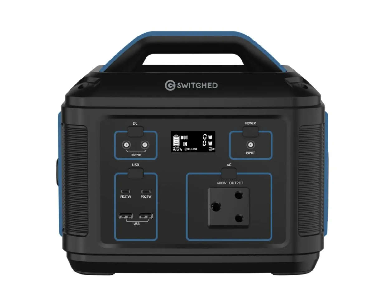 Switched Power Station 600W (555Wh) 3 Prong SA Plug Point