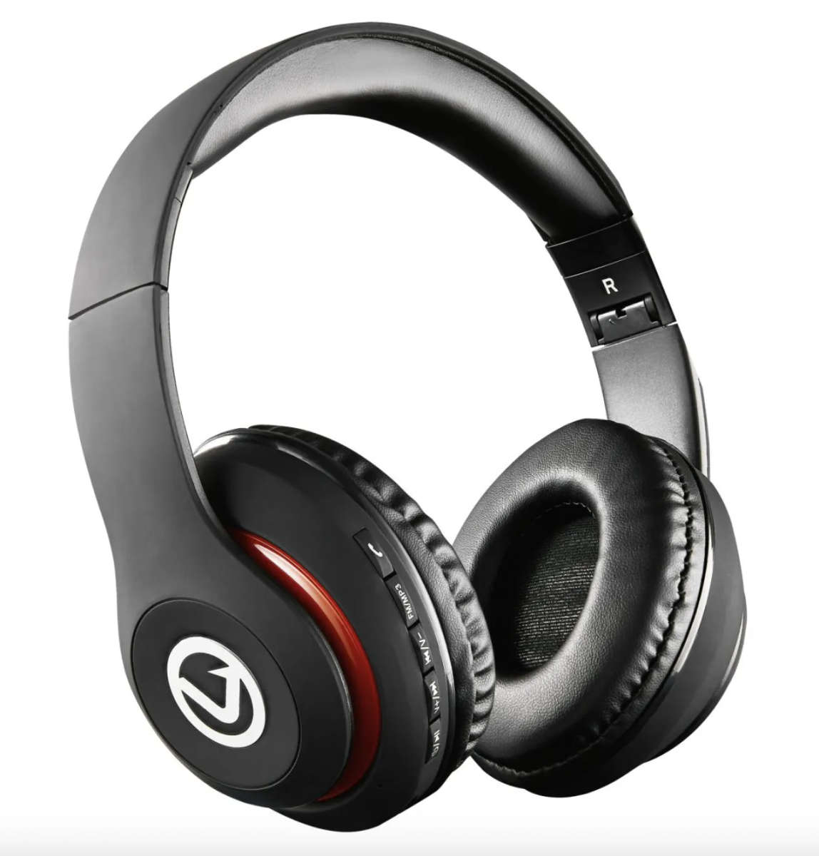 Volkano Wireless Bluetooth Headphones - Impulse Series - Black (New, open-box item)