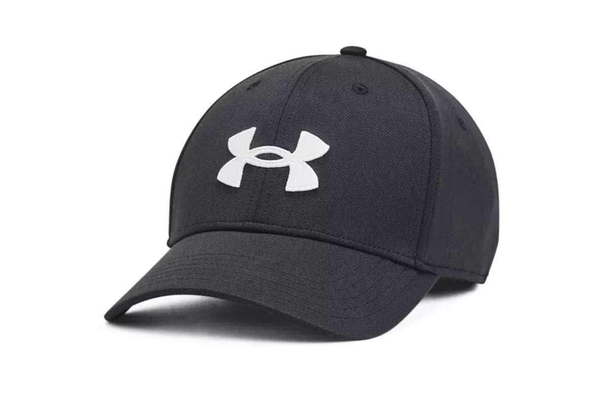 Under Armour Mens Blitzing Adjustable Hat - Black/White