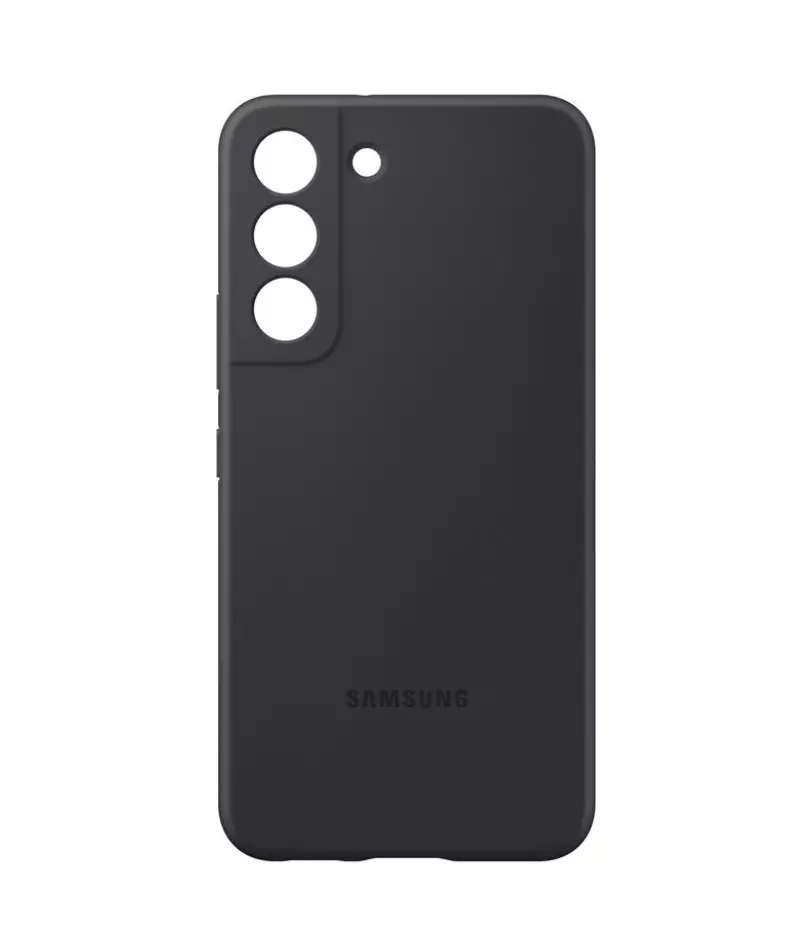 Samsung Galaxy S22 Silicone Case-Black - New, open-box
