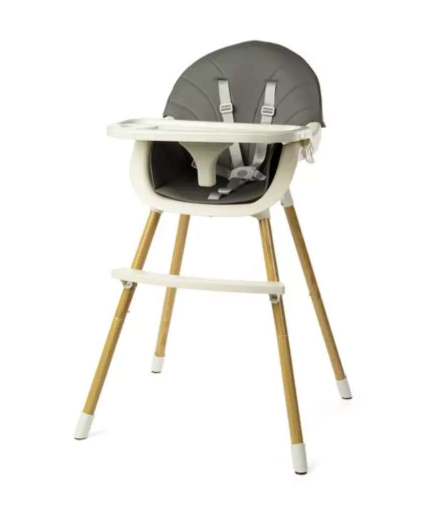 Belecoo Baby High Chair Baby Feeding Chair Baby Booster Chair - Grey (New, packaging damaged)