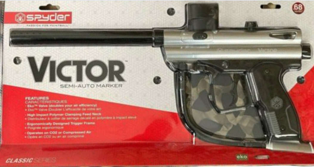 Spyder Victor Paintball Marker Silver