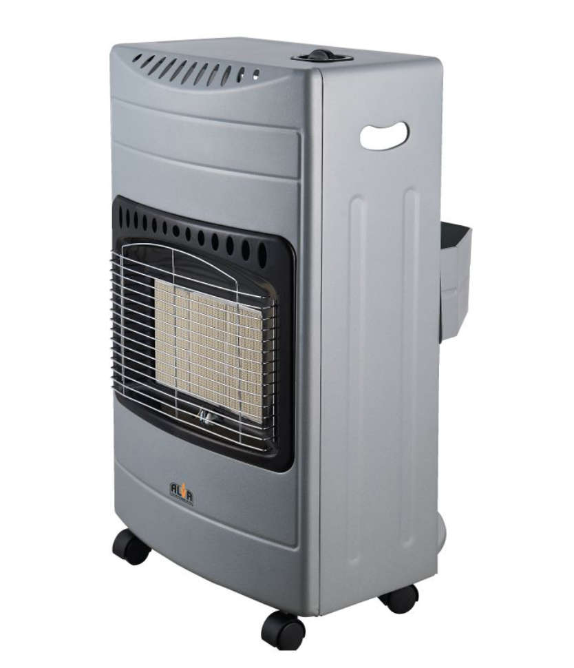 Alva 3 Panel Luxurious Infrared Radiant Indoor Gas Heater Grey