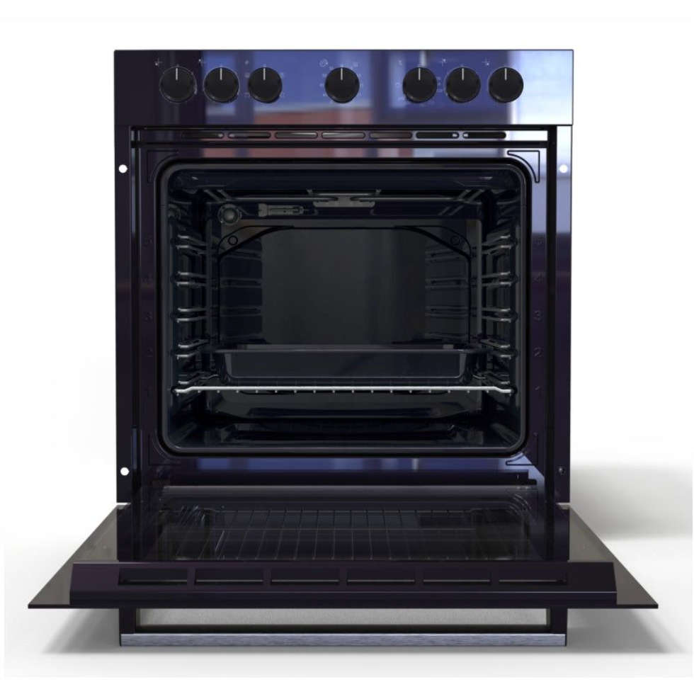 Defy 60cm Slimline Undercounter Oven DBO482E - Black Glass (NEW, no original packaging)