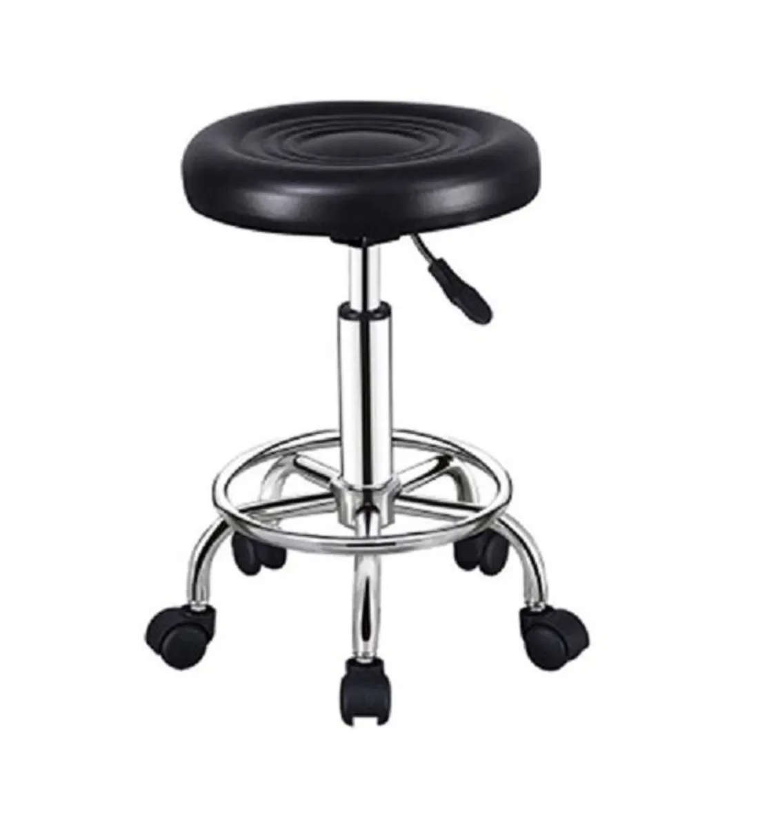 Diyya Rolling barstool - Black (New, open-box)