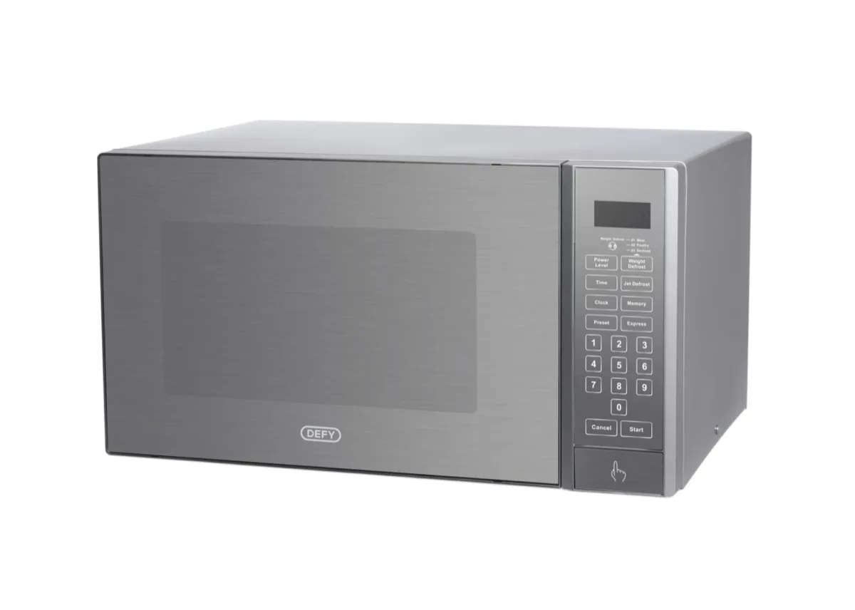 Defy 30L Solo Microwave Oven DMO390 Silver (New, shop display model)