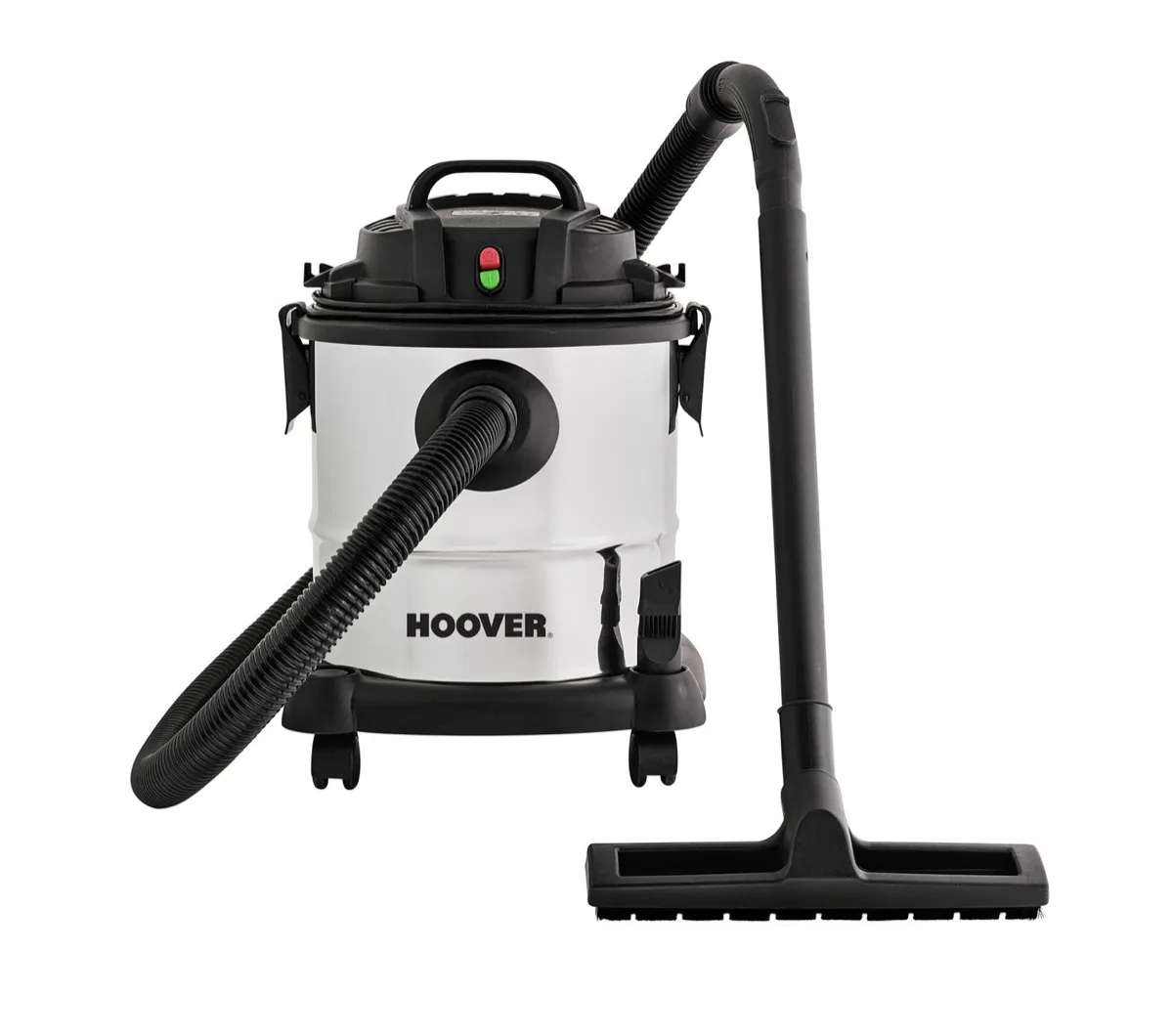 Hoover Stainless Steel 20L Wet Dry Drum Vacuum (New, open-box)
