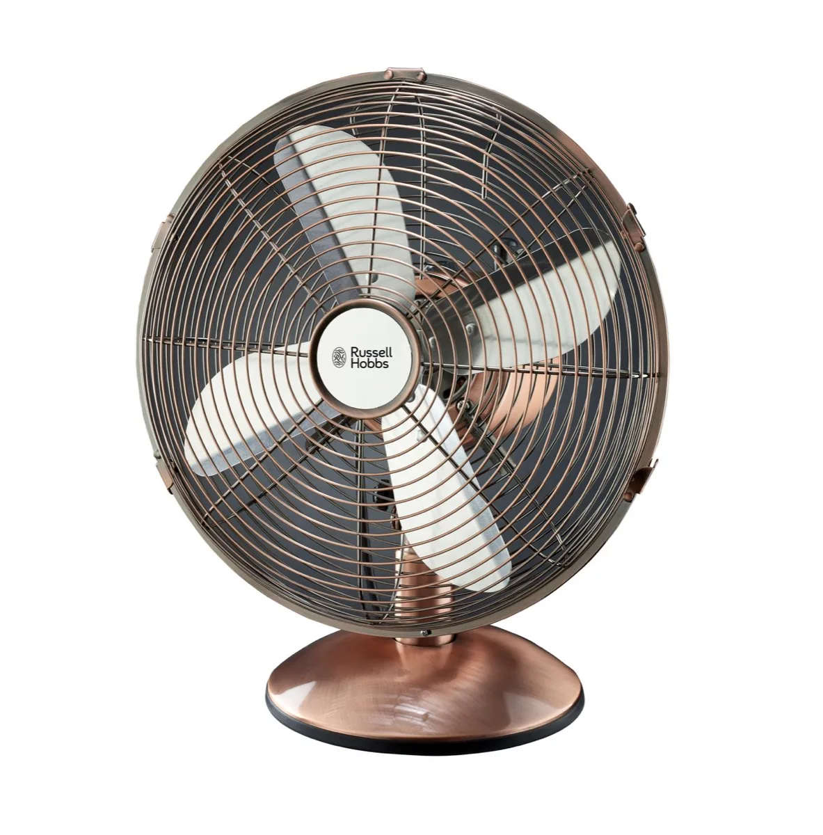 Russell Hobbs 30cm Copper Desk Fan - RHDF12 (New, open-box)