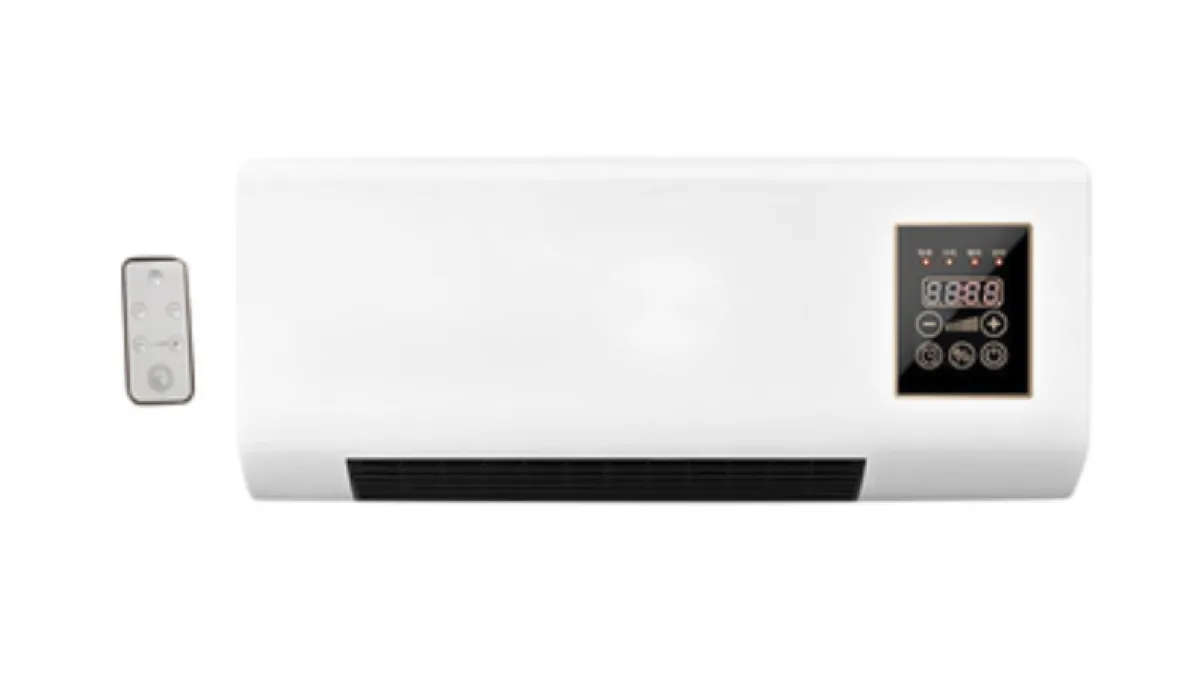 Portable Wall Mounted LED Display Electric Heater With Remote F54-8-1552 (New, open-box)