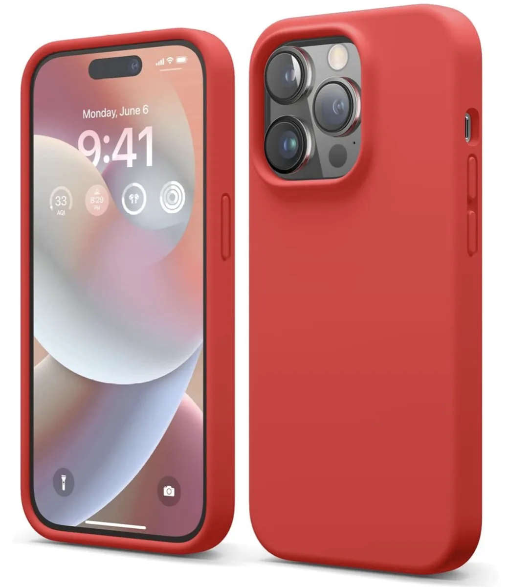 Silicone Case - Red iPhone 15 (New)