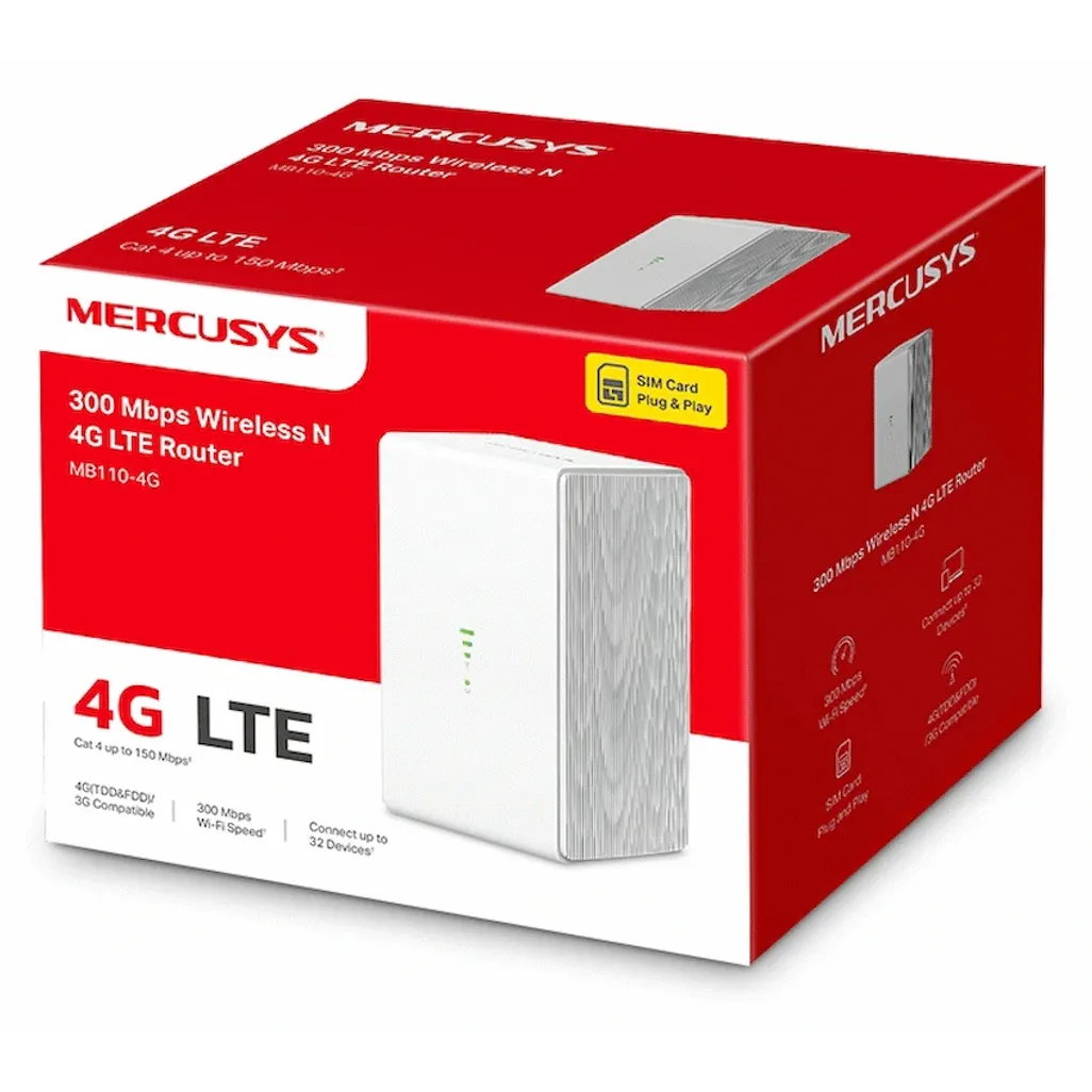 300Mbps Wireless N 4G LTE Router