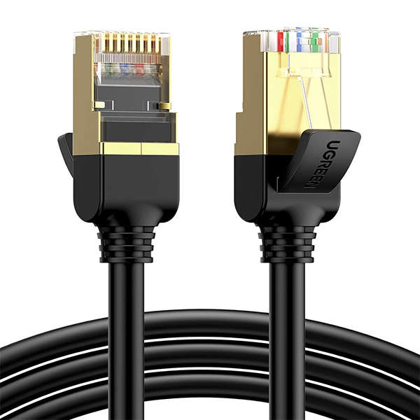 UGREEN 5M CAT7 STP LAN ROUND CAB-BK