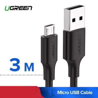 UGREEN 3M MICRO USB M TO USB2.0 M CAB-BK