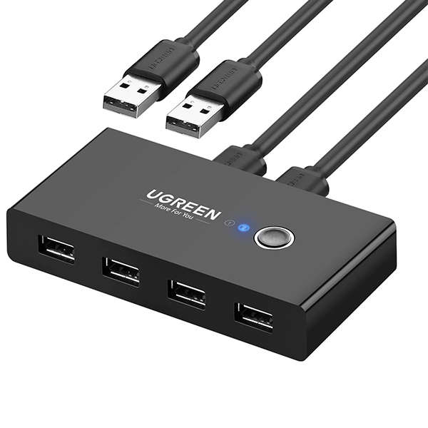UGREEN 2IN 4OUT USB2.0 SHARING SWITCH-BK