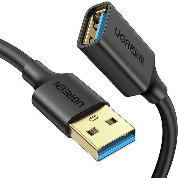 UGREEN 2M USB3.0 M TO F EXTENSION CAB-BK