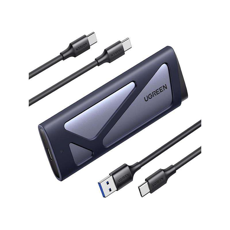 UGreen 15813 M.2 PCIe NVME And SATA Solid State Drives With USB3.2 Gen 2 Standard Speed of 10Gbps...