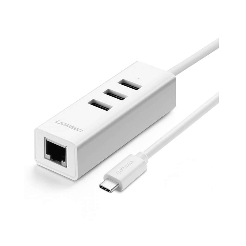 UGREEN USB-C TO 3PORT HUB & LAN ADAPTER