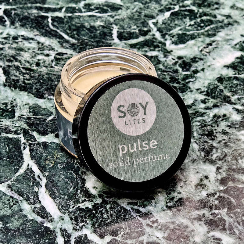 SoyLites PULSE 30ml Solid Perfume- Alcohol-Free, Portable Fragrance Balm