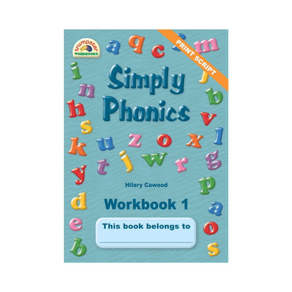 Trumpeter Simply Phonics (Print Script) - Workbook 1