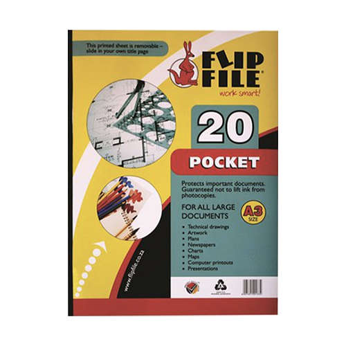 A3 Flip File Display Book
