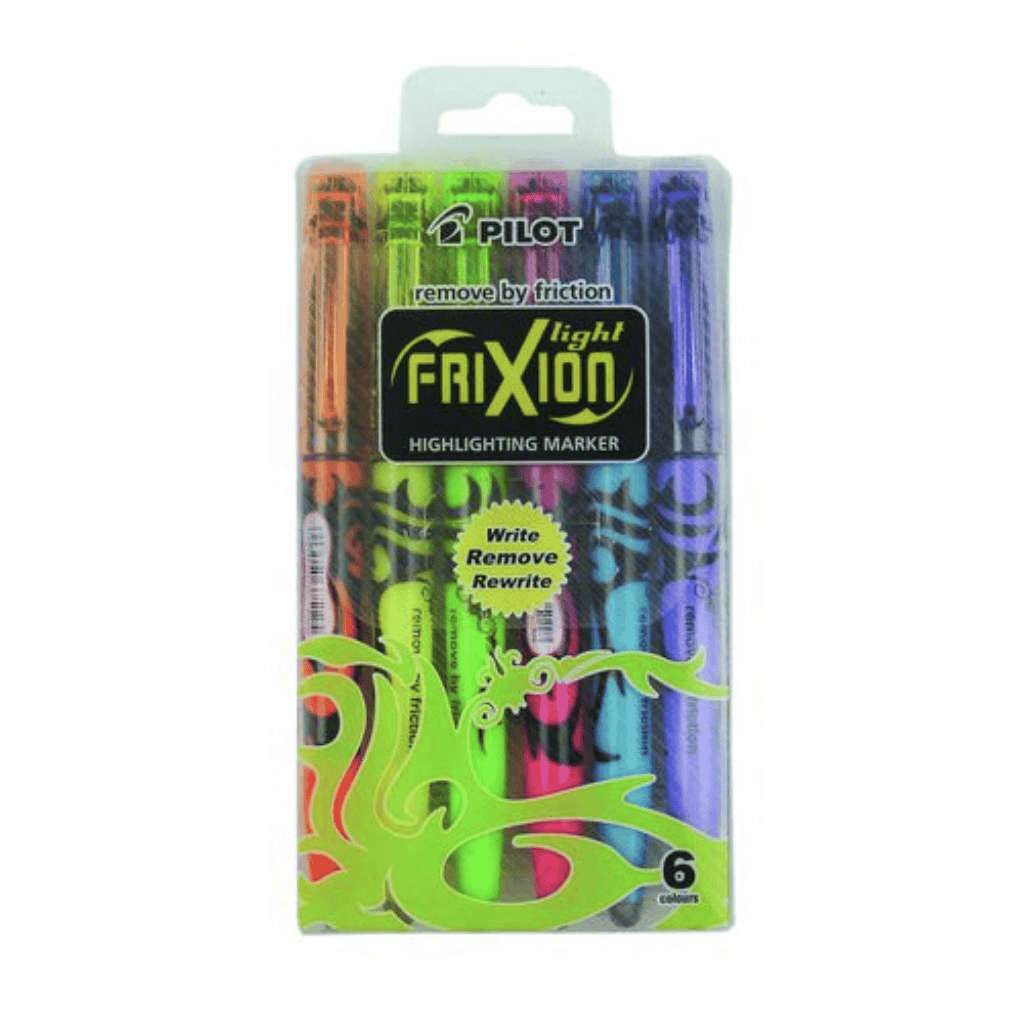 Pilot Frixion Light Erasable Highlighter Set 6pc