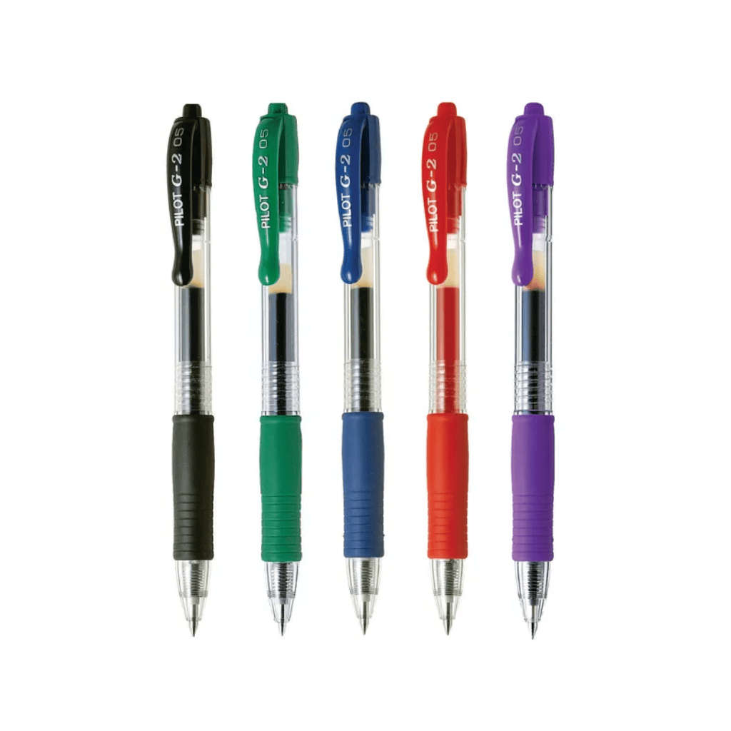 Pilot G2-5 Retractable Gel Rollerball Pen Extra Fine 0.5mm