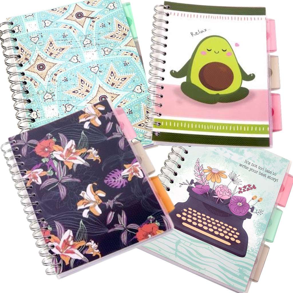 A5 Subject Notebooks with Removeable Dividers