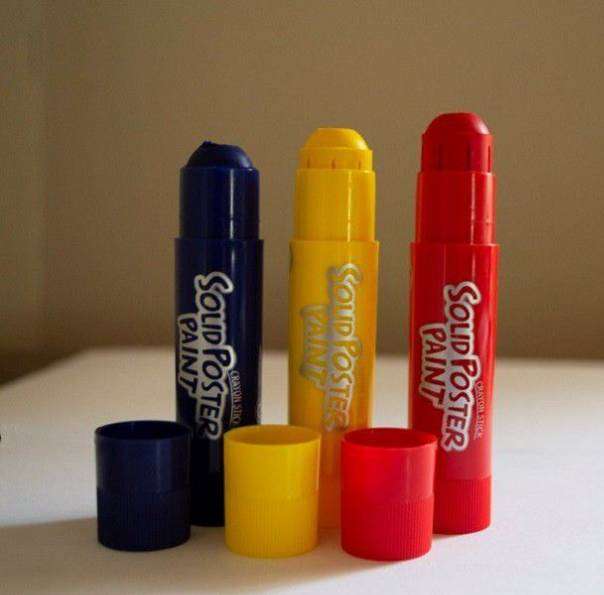 KB Solid Poster Paint Crayon Sticks 6pc